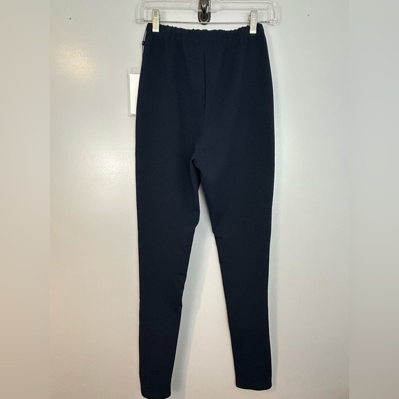 NWT Wardrobe NYC  Navy Blue Front Zip Ankle Leggings/Pants Size Large - Picture 8 of 16